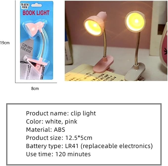 Mini Clip-On Book Reading Light