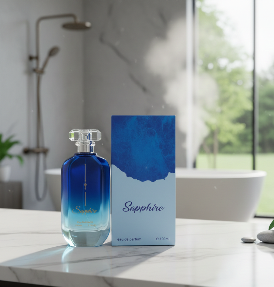 Sapphire Perfume – 100ml Long-Lasting Fragrance, Elegant Scent