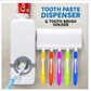 5 Brush Holder Toothpaste Dispenser
