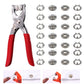 Metal Hand Press Tich Button Machine metal good quality - 50 PCs button (With Lock)